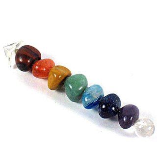 Shop CHAKRA WAND ~ 7 Tumbled Chakra Stones & Crystal Quartz ~ Red Jasper, Orange Aventurine, Camel Agate, Green Aventurine, Light Blue Onyx, Blue Onyx, & Amethyst at the  Home Dcor Store. Find the latest styles with the lowest prices from Shambala