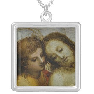 Detail of Jesus and Saint Nicodemus <Pieta> b Custom Necklace