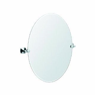 Gatco 4149 Jewel Oval Mirror, Chrome: Home Improvement