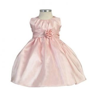 Sweet Kids Baby Toddler Little Girls Pink Pleated Easter Dress 6M 12: Sweet Kids: Baby