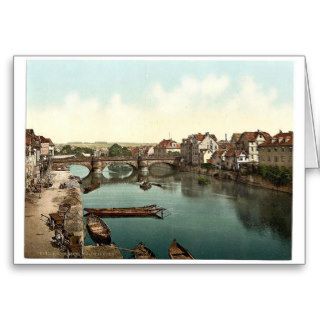 Fulda Bridge, Cassel (i.e., Kassel), Hesse Nassau, Cards