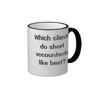 Accountant Joke   Original Clean Short One Liner Coffee Mug