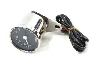Deco Mini 60mm Electronic Speedometer Kit with Black Face & White Numbers   Frontiercycle (Free U.S. Shipping): Automotive
