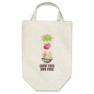 Grow Your Own Food Grocery Tote Tote Bag