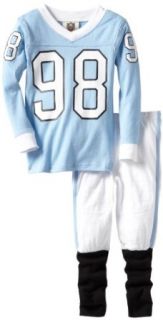 Wes and Willy Boys 2 7 Number 98 Football Pajamas: Clothing