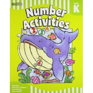 Number Activities Grade Pre K K (Flash Skills) Flash Kids Editors 9781411434684 Books