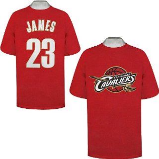 Lebron James Cleveland Cavaliers Maroon Big & Tall Jersey Name And Number T Shirt : Clothing