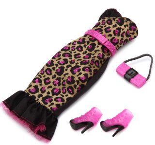 Barbie Zubehr Mode Fashionistas Glam Abendkleid + Schuhe + Tasche: Spielzeug