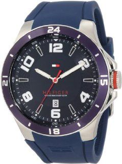 Tommy Hilfiger Men's 1790862 Sport Bezel and Silicon Strap Watch: Tommy Hilfiger: Watches