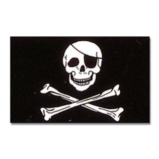 Flagge Pirat mit Knochen 90 * 150 cm Fahne: Garten