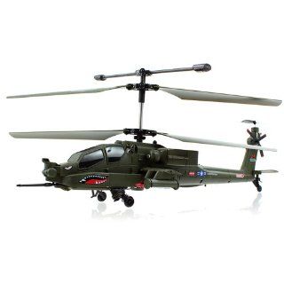 3 Kanal Apache AH 64 RC Hubschrauber (flugbereit): Spielzeug