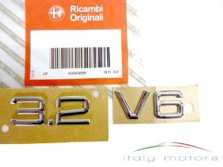 Original Alfa Romeo GT (937) Schriftzug Modellzeichen hinten " 3,2 V6 "   60690905: Auto