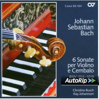 Johann Sebastian Bach: 6 Sonaten fr Violine und Cembalo BWV 1014 1019: Musik