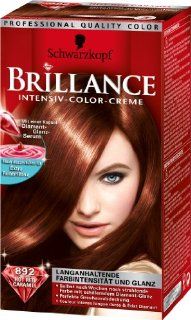 Schwarzkopf Brillance Intensiv Color Creme Stufe 3, 892 Hot Red Caramel: Drogerie & Körperpflege