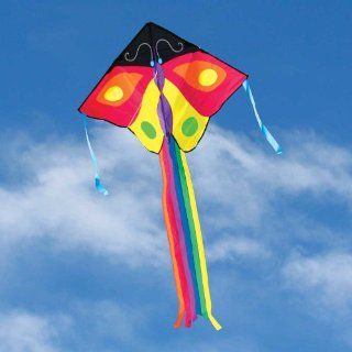 Large Easy Flyer Kite Butterfly Kinderdrachen 115 x 228cm Spielzeug