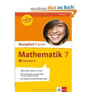 KomplettTrainer Mathematik 7. Klasse: Gymnasium: Heinz Homrighausen, Helge Miller: Bücher