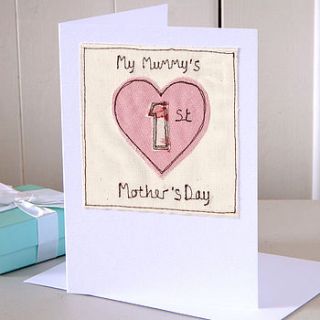 personalised 1st mother's day card by milly and pip