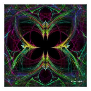 Abstract Butterfly Posters