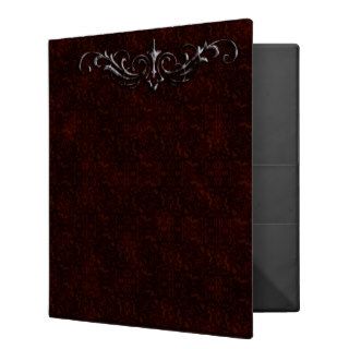 Embossed Leather Look Vintage Binder