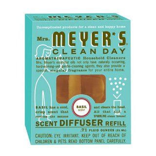 Mrs. Meyer's  Scent Diffuser Refills, Basil, .71 Ounce Bottles (Pack of 3) Health & Personal Care