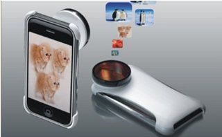 GSI Super Quality Triple Magic Lens for iPhone 3G 3GS Camera, One Detachable Rotating Lens with 3 Photo Effects Functions   Duplicate x3, Sparkle and Starburst   Turn your iPhone into a High End Camera! White Backdoor: Camera & Photo