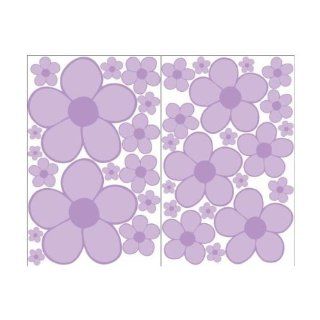Purple Mini Daisy flower Wall Stickers, Decals, Decor : Nursery Wall Stickers : Baby
