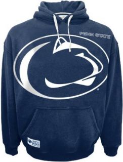 NCAA Men's Penn State Nittany Lions Faded Glory Pullover Sandblasted Hooded Fleece (Sports Nave Heather, Small) : Sports Fan Sweatshirts : Clothing
