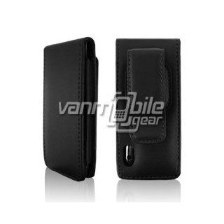 VMG Apple iPod Nano 5 5th Generation 5G Case   Black Premium Leather Magnetic Flip Cover Holster Case w/ Built In Rotating Swivel Belt Clip [In VanMobileGear Retail Packaging] : Other Products : Everything Else