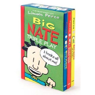 Big Nate Triple Play Box Set Big Nate In a Class by Himself, Big Nate Strikes Again, Big Nate on a Roll Lincoln Peirce 9780062283603 Books