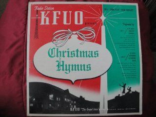 Radio Station KFUO Presents Christmas Hymns performed by St. Louis Concert Chorale and St. Louis Lutheran Childrens Choir "The Gospel Voice" Rare Vinyl Lp Record KRES 55E FF 55EGG Vg+ Music