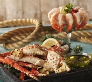 Lobster Gram 3 lb. King Crab Legs and 2 lb. Jumbo Shrimp —