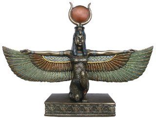 Sale  Egyptian Isis W/outstretched Wings Sculpture   Ships Immediately   Bust Sculptures