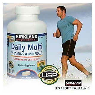 Kirkland Daily Multivitamin With Lycopene and Lutein 500 Tablets each (pack of 2) : Other Products : Everything Else