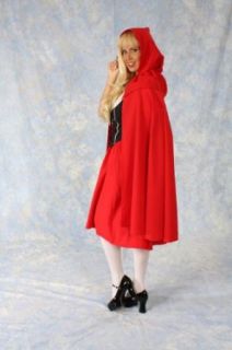Adult One Size Little Red Riding Hood Cape Adult Sized Costumes Clothing