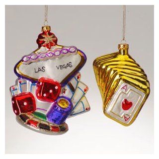 Shop 4" Gold Ace Of Hearts Casino Gambling Glass Christmas Ornament at the  Home Dcor Store. Find the latest styles with the lowest prices from Sterling