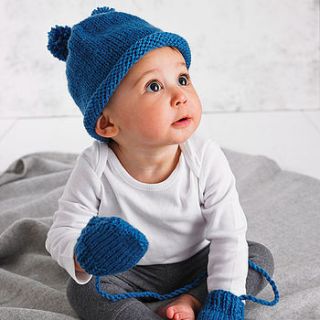 winter warming hat and mitten set by yummy art and craft