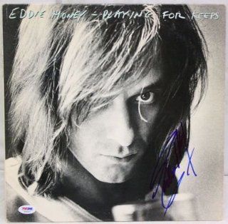 EDDIE MONEY Signed Autographed "Playing For Keeps" Album LP PSA/DNA #S59227: Entertainment Collectibles