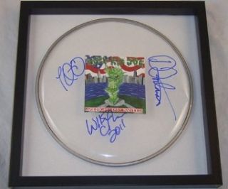 Ugly Kid Joe America's Least Wanted Group Signed Autographed Drum Head Drumhead Loa: Entertainment Collectibles