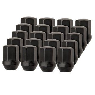 20 Premium DPAccessories Black Lug Nuts For Factory/OEM Aluminum Chevy Wheels (M14x1.5 Thread) 22mm   7/8" Hex Drive: Automotive
