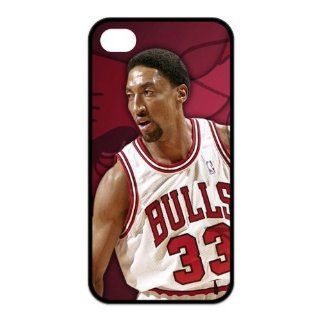 well known retired player Scottie Pippen in nba team Chicago Bulls iphone 4&4s case: Cell Phones & Accessories