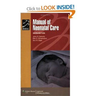 Manual of Neonatal Care (Lippincott Manual Series (Formerly known as the Spiral Manual Series)): 9780781769846: Medicine & Health Science Books @