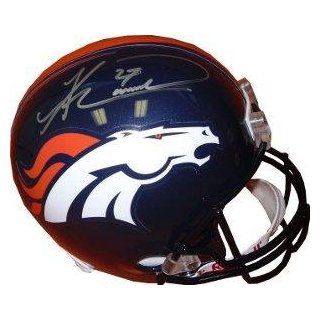 Signed Knowshon Moreno Helmet   Full Size Replica Hologram   Autographed NFL Helmets: Sports Collectibles