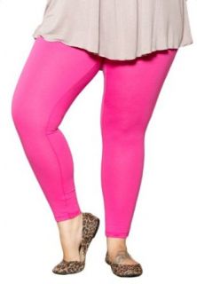 Sealed With A Kiss Designs Plus Size Classic Cotton Leggings   Size 1X, Fuchsia at  Womens Clothing store