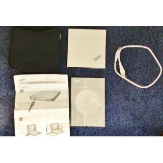 Samsung SE T084M/RSWD External Slim Slot Load USB Lightscribe DVD Writer (White): Electronics