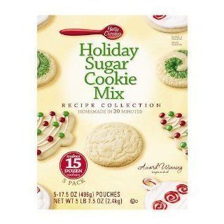 Betty Crocker Betty Crocker Holiday Sugar Cookies Mix Kit Recipe Collection Makes 15 Dozen Cookies : Grocery & Gourmet Food