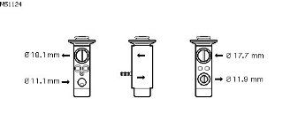 Expansionsventil, Klimaanlage Mercedes Benz SL R230: Auto