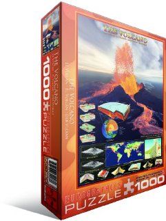 The Volcano 1000 Piece Puzzle: Toys & Games