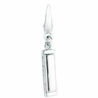 Sterling silver HARMONICA (Charm): Jewelry