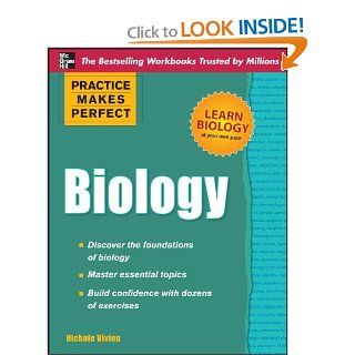 Practice Makes Perfect Biology (Practice Makes Perfect Series) (9780071745512): Nichole Vivion: Books