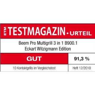 BEEM Germany D1000.240 Pro Multi Grill 3 in 1, Kontaktgrill   Edition Eckart Witzigmann   Testurteil GUT 01/2012: Küche & Haushalt